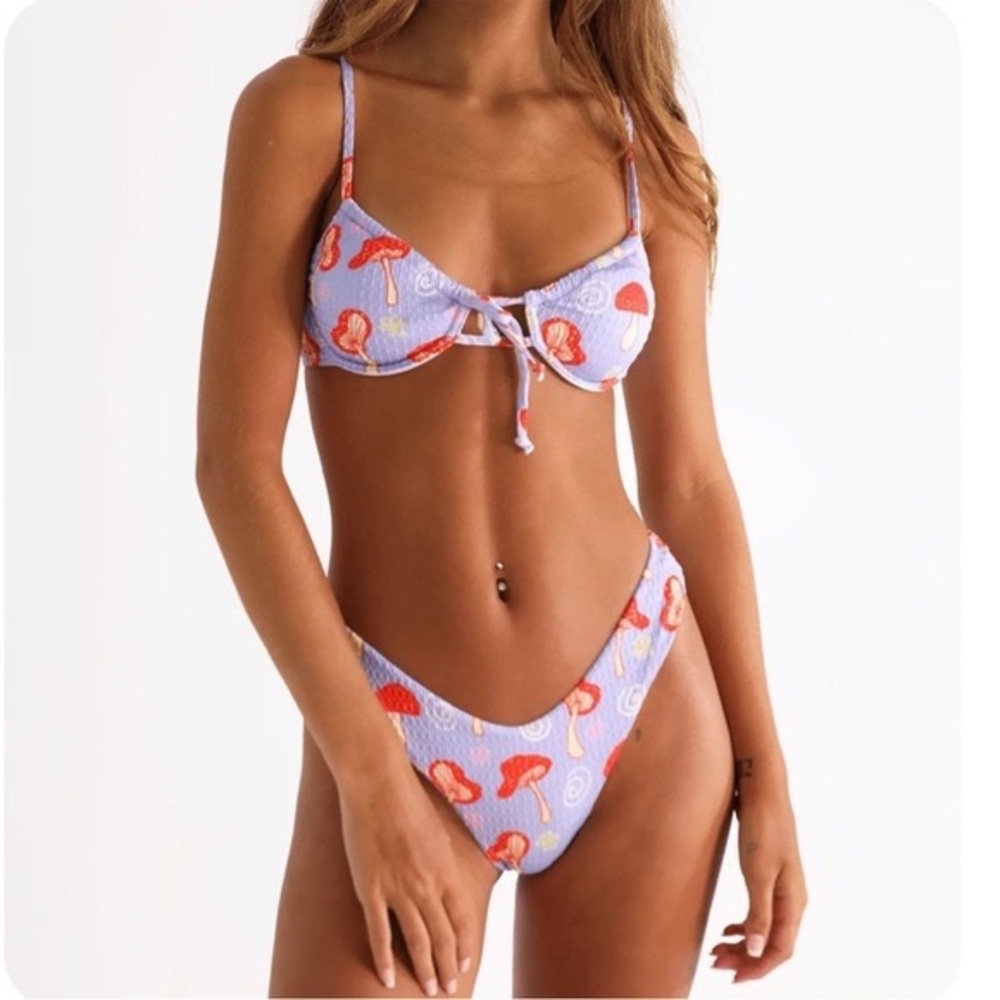 Aurelle Mushroom Bikini 🍄💜